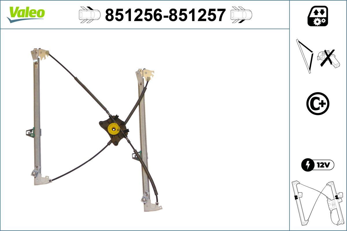 Window Regulator - 851256 VALEO